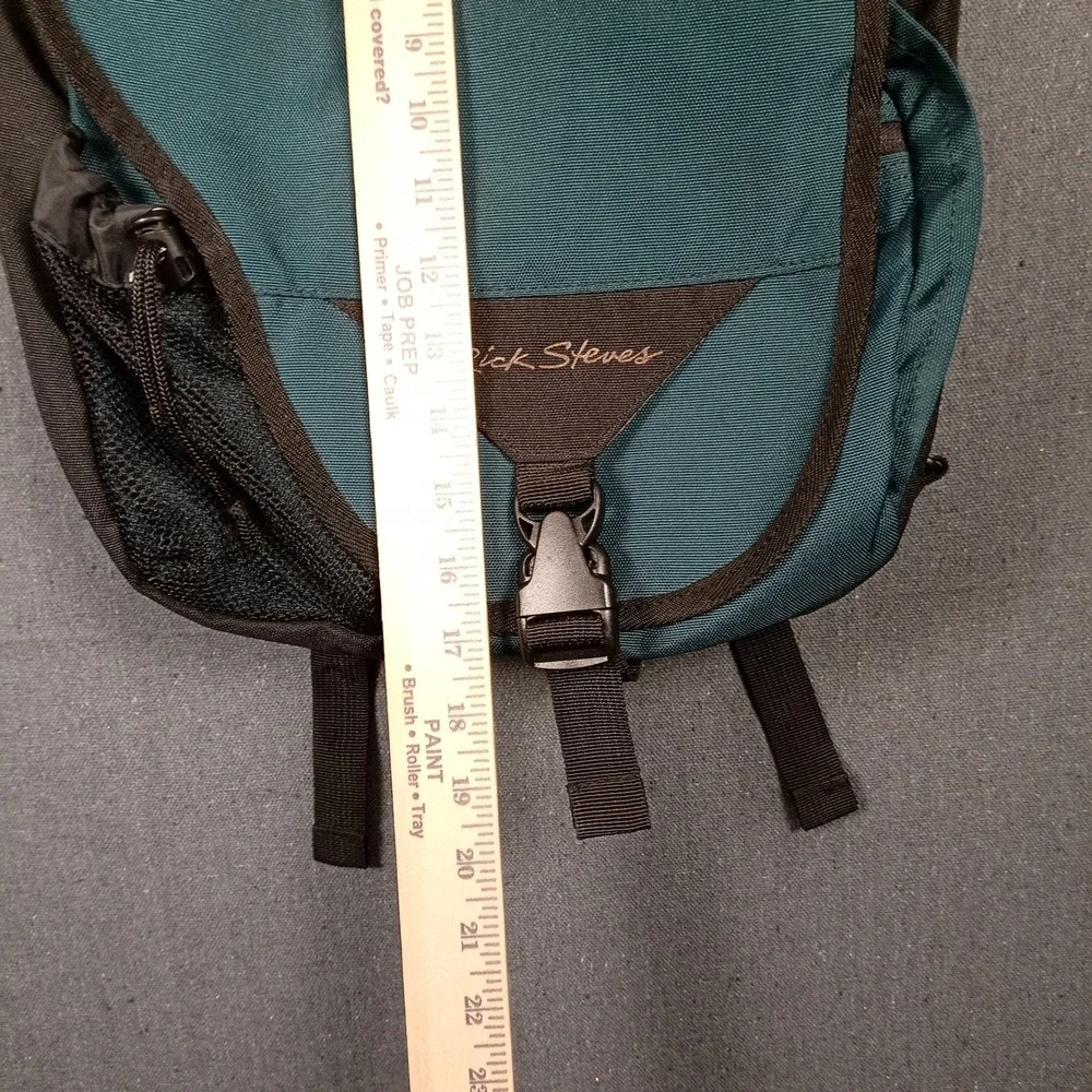 Rick Steves Civita Day Pack Teal Charcoal Travel Backpack Tablet Sleeve Light